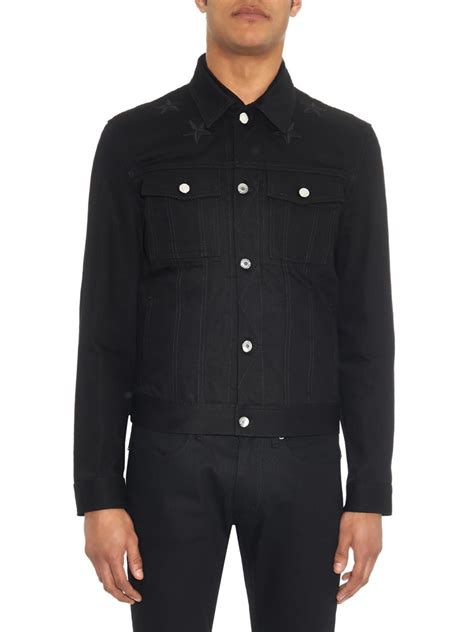 givenchy mens parka|black givenchy jean jacket men.